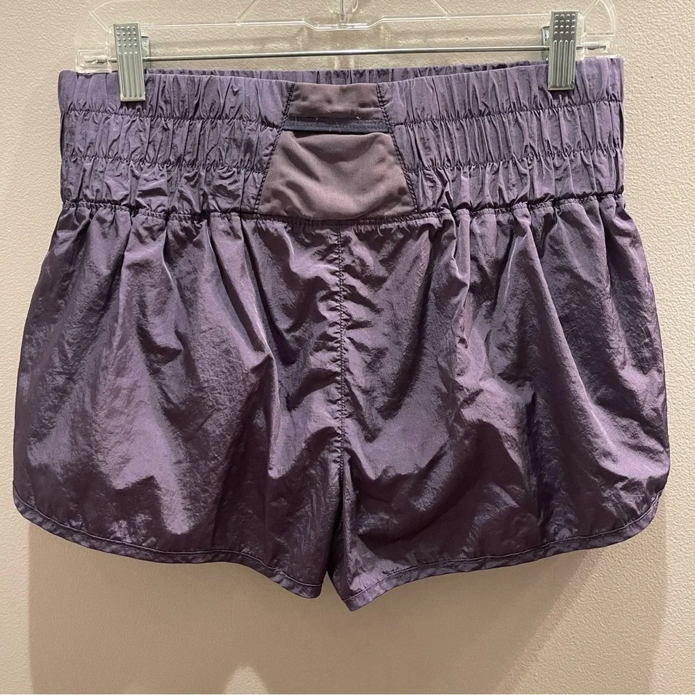 FREE PEOPLE MOVEMENT Purple The Way Home Shorts Womens Medium Lining